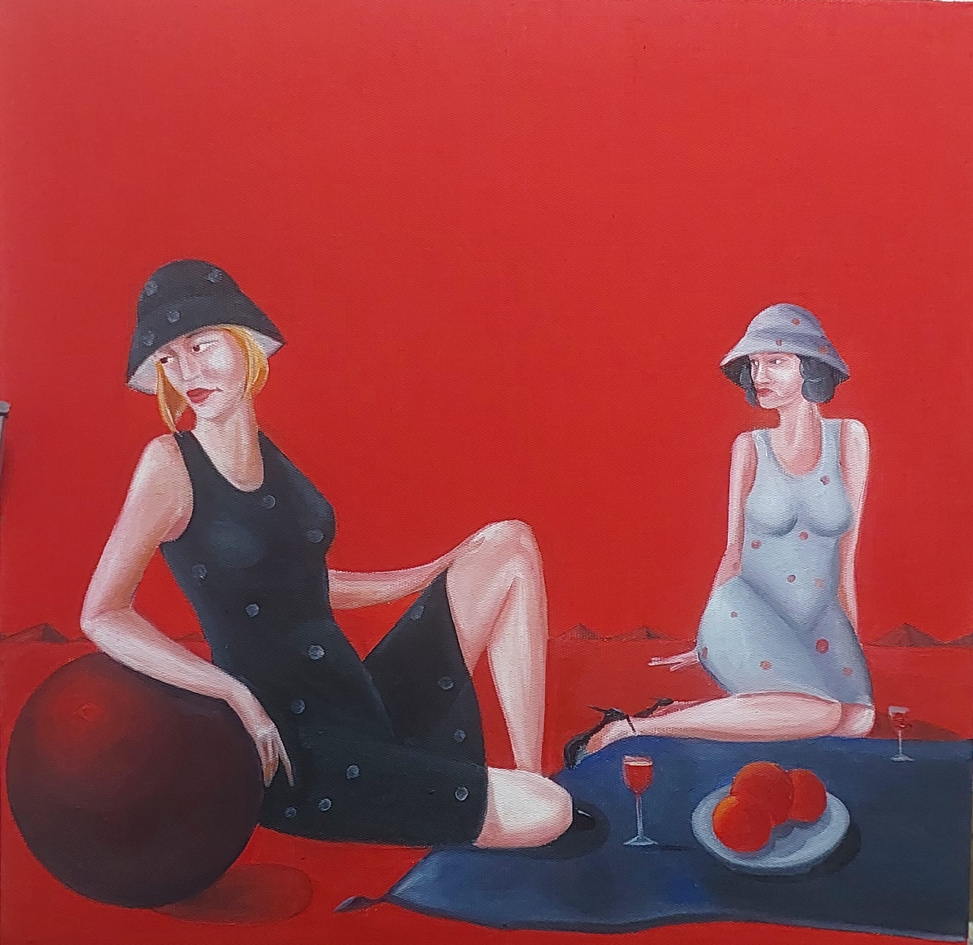 Silivri Sahilinde Roman Kızlar