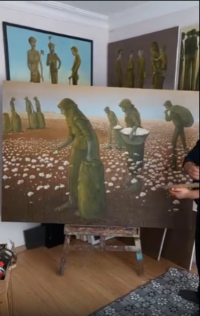 Pamuk Hasadı
Tuval Üzeri Yağlı Boya 125 x 175